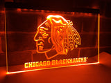 FREE Chicago Blackhawks LED Sign - Orange - TheLedHeroes