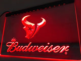 FREE Houston Texans Budweiser LED Sign - Red - TheLedHeroes