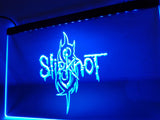 FREE Slipknot Band Logo Rock n Roll LED Sign - Blue - TheLedHeroes