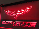Chevrolet Corvette Racing LED Neon Sign Electrical - Red - TheLedHeroes