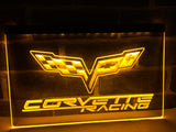 FREE Chevrolet Corvette Racing LED Sign - Yellow - TheLedHeroes