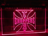 FREE West Coast Choppers Bike Logo LED Sign - Purple - TheLedHeroes