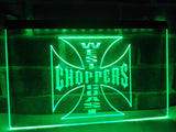 FREE West Coast Choppers Bike Logo LED Sign - Green - TheLedHeroes