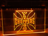 FREE West Coast Choppers Bike Logo LED Sign - Orange - TheLedHeroes