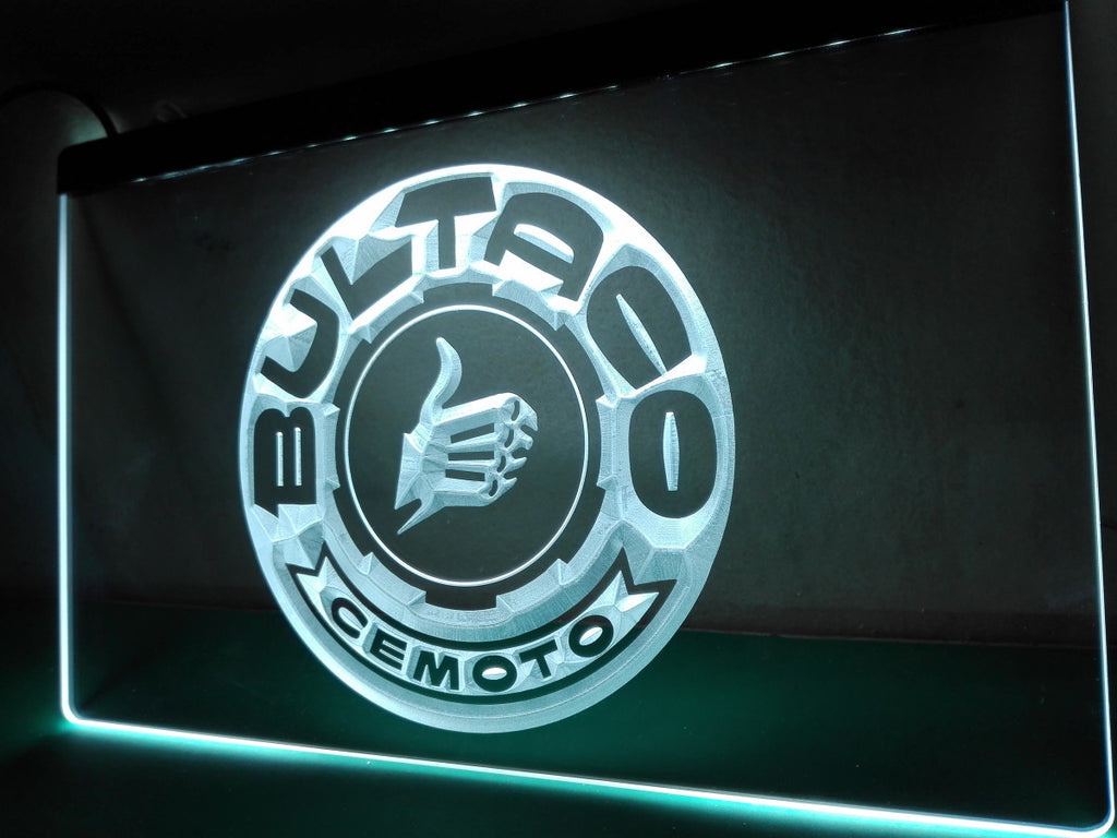 Bultaco Motorcycle LED Sign - White - TheLedHeroes