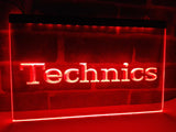 FREE Technics Turntables DJ Music NEW LED Sign - Red - TheLedHeroes