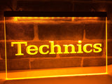FREE Technics Turntables DJ Music NEW LED Sign - Yellow - TheLedHeroes