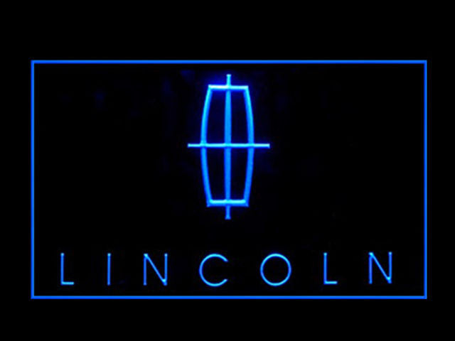 Lincoln Motors LED Sign -  Blue - TheLedHeroes