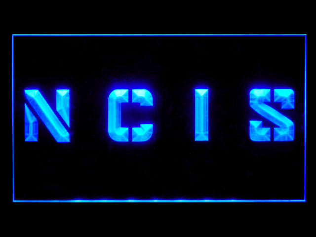 NCIS Naval Criminal Investigative Service LED Sign -  Blue - TheLedHeroes