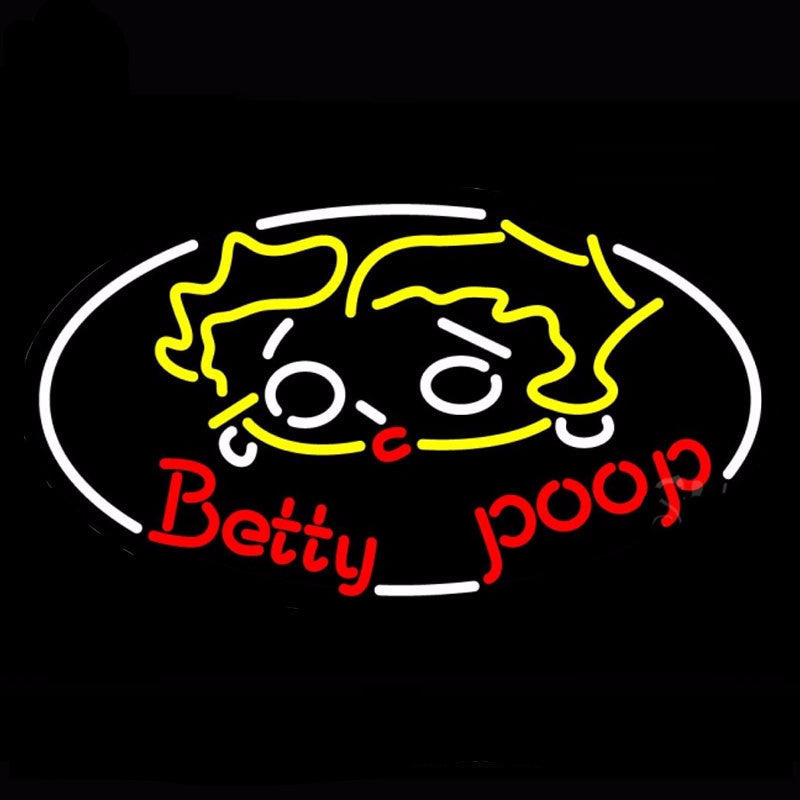 Betty Poop Neon Bulbs Sign 30x17 -  - TheLedHeroes