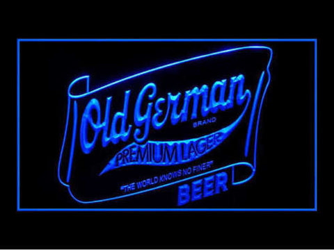 Old German LED Sign - Blue - TheLedHeroes