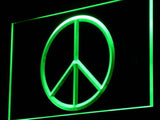 Peace Peaceful LED Sign -  Green - TheLedHeroes