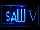 Saw V LED Sign - Blue - TheLedHeroes