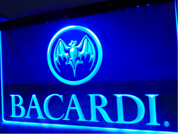 Bacardi Breezer Bar NEW NEON LED Sign - Blue - TheLedHeroes