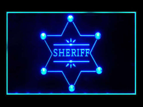 Sheriff Badge LED Sign -  - TheLedHeroes