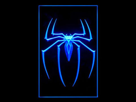 FREE Spider-Man LED Sign - Blue - TheLedHeroes