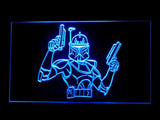 Star Wars Boba Fett 2 LED Sign - Blue - TheLedHeroes