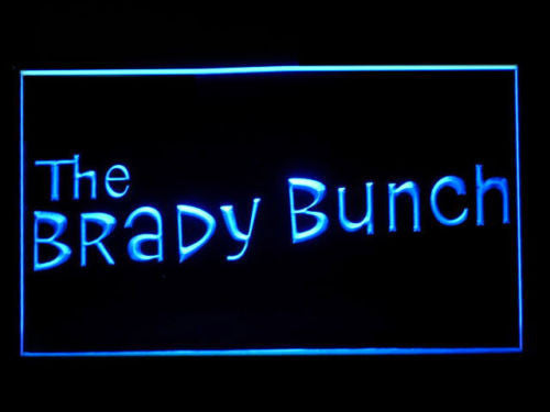 FREE The Brady Bunch LED Sign - Blue - TheLedHeroes