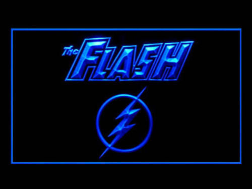 FREE The Flash LED Sign - Blue - TheLedHeroes