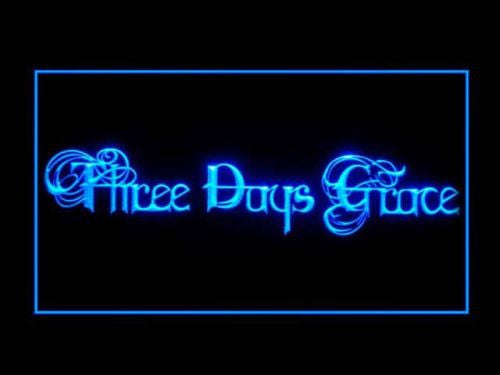 FREE Three Days Grace LED Sign - Blue - TheLedHeroes