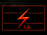 Throbbing Gristle LED Sign - Red - TheLedHeroes