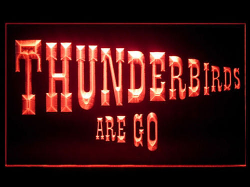 FREE Thunderbirds Are Go LED Sign - Red - TheLedHeroes