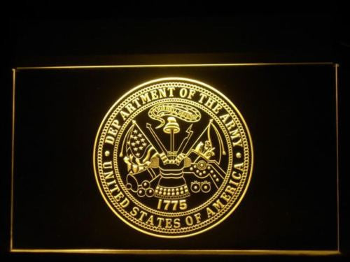 U.S. Army Badge 1775 Display LED Sign - Multicolor - TheLedHeroes