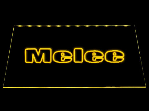 FREE Melee LED Sign - Yellow - TheLedHeroes
