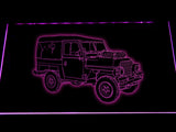 FREE Land Rover Series LED Sign - Purple - TheLedHeroes