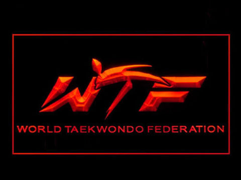 World Taekwondo Federation LED Sign - Red - TheLedHeroes