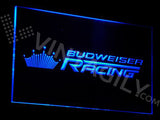 Budweiser Racing LED Sign - Blue - TheLedHeroes