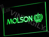 Molson LED Sign - Green - TheLedHeroes