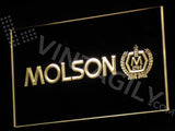 Molson LED Sign - Yellow - TheLedHeroes