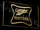 Miller High Life LED Sign - Yellow - TheLedHeroes