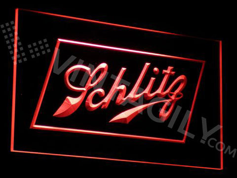 Schlitz LED Sign - Red - TheLedHeroes