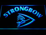 Strongbow Bar Beer Drink Pub NEW LED Sign - Blue - TheLedHeroes