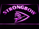 Strongbow Bar Beer Drink Pub NEW LED Sign - Purple - TheLedHeroes