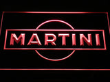 Martini Logo Beer Bar Pub LED Sign - Red - TheLedHeroes