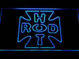 Hot Rod Cross Logo LED Sign -  Blue - TheLedHeroes