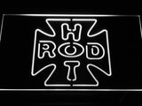 Hot Rod Cross Logo LED Sign - White - TheLedHeroes