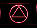 Alcoholics Anonymous LED Sign - Red - TheLedHeroes