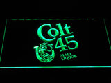 Colt 45 Malt Liquor LED Sign - Green - TheLedHeroes