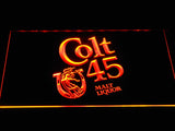 Colt 45 Malt Liquor LED Sign - Orange - TheLedHeroes