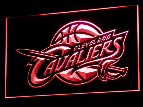 Cleveland Cavaliers Wall LED Sign - Red - TheLedHeroes