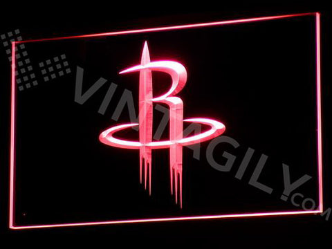 Houston Rockets LED Sign - Red - TheLedHeroes