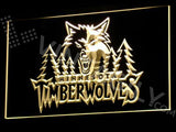 FREE Minnesota Timberwolves LED Sign - Yellow - TheLedHeroes