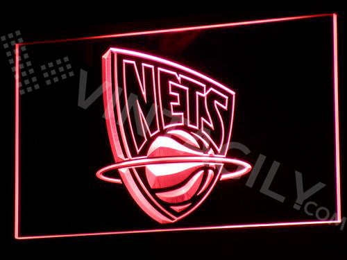 FREE New Jersey Nets LED Sign - Red - TheLedHeroes