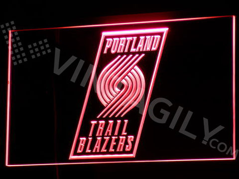 Portland Trail Blazers LED Sign - Red - TheLedHeroes