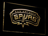 San Antonio Spurs LED Sign - Yellow - TheLedHeroes