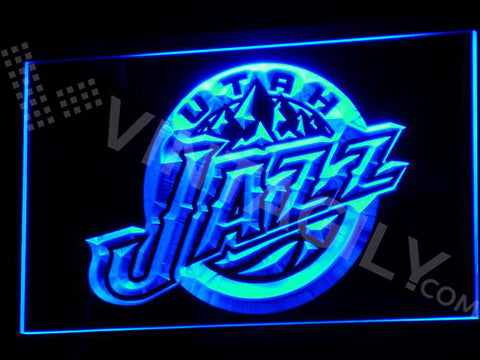 FREE Utah Jazz LED Sign - Blue - TheLedHeroes